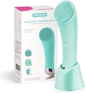 PRITECH Silicone Face Scrubber, Rechargeable: How Good Is This LED Light Therapy Mask?
